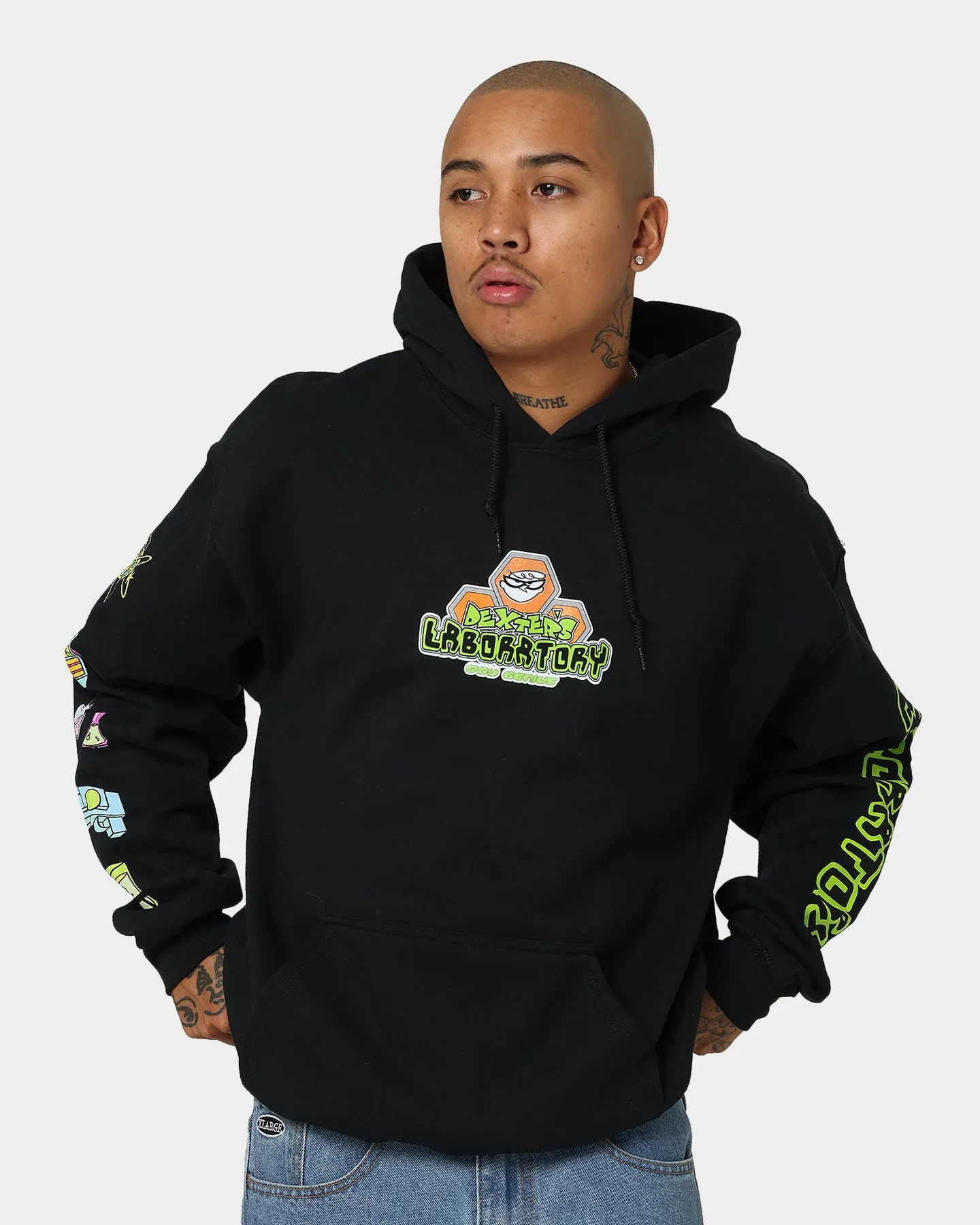 American Thrift Dexter Vintage Hoodie Black