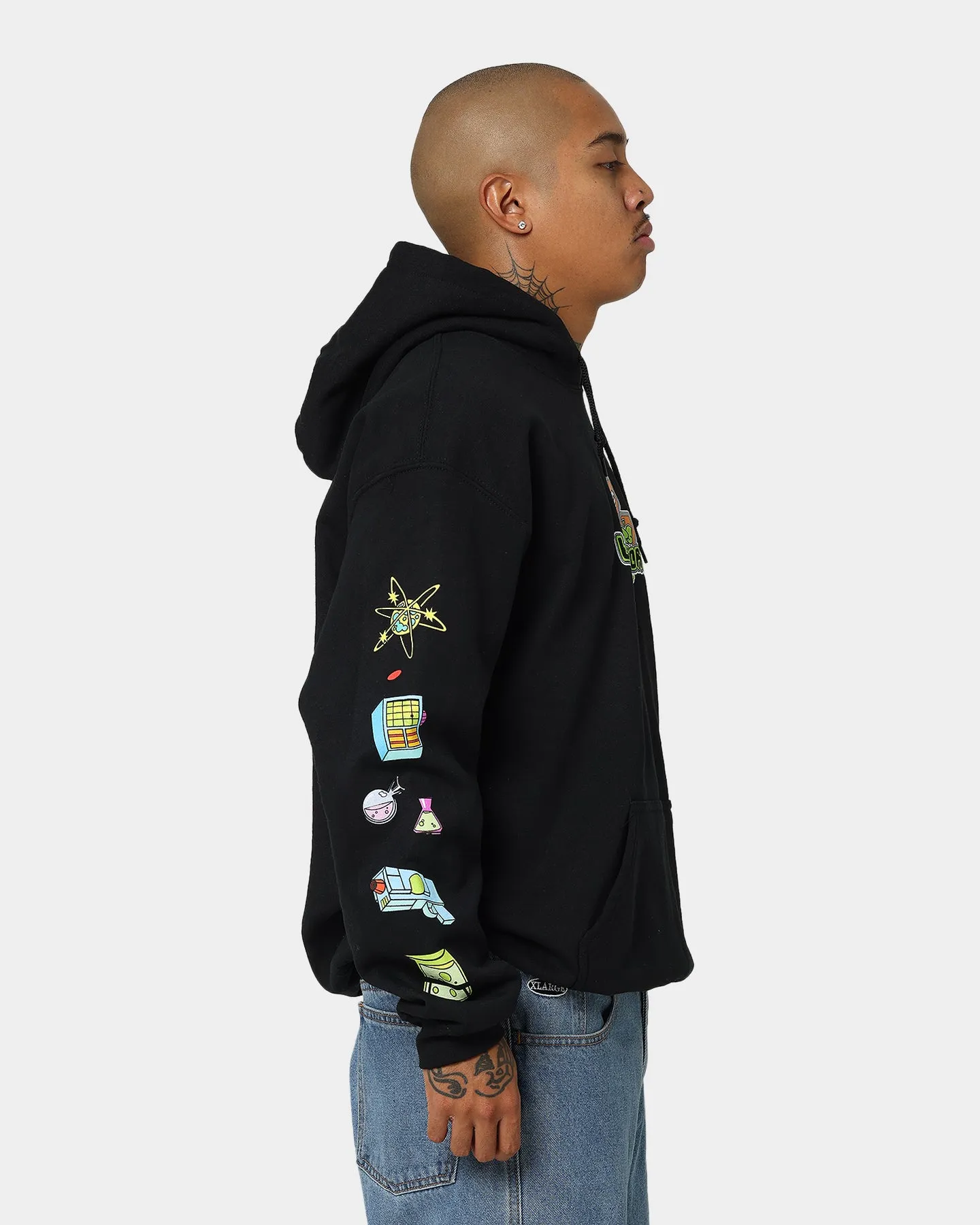American Thrift Dexter Vintage Hoodie Black