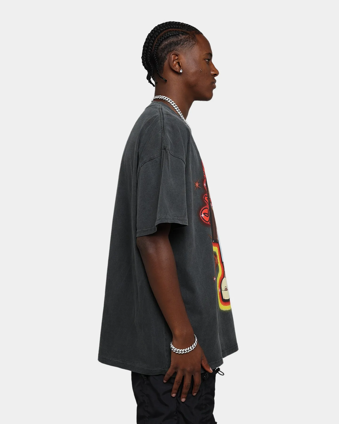American Thrift X Bratz Sasha Heavyweight Vintage T-Shirt Black Wash