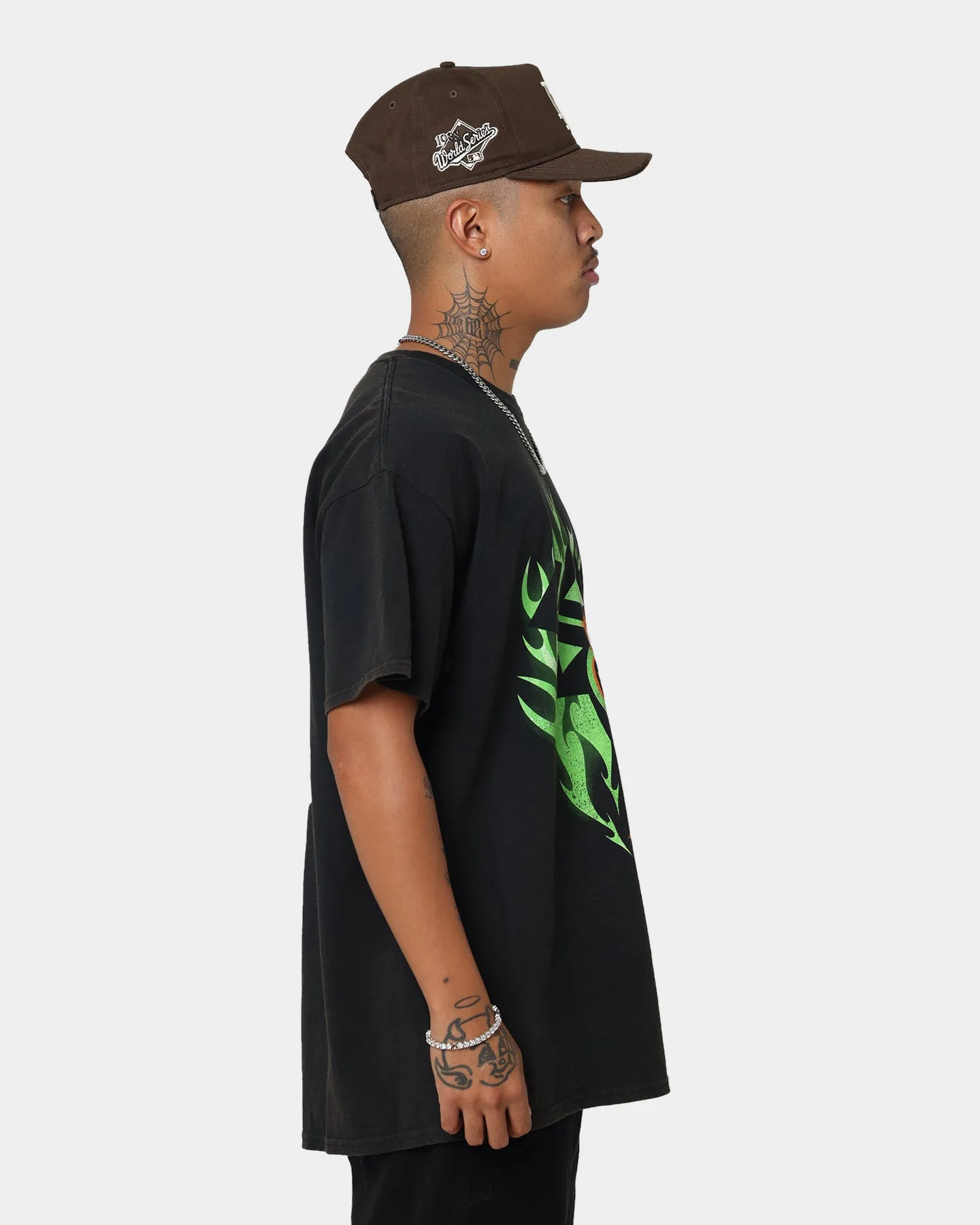 American Thrift X Samurai Jack Aku T-Shirt Black Wash