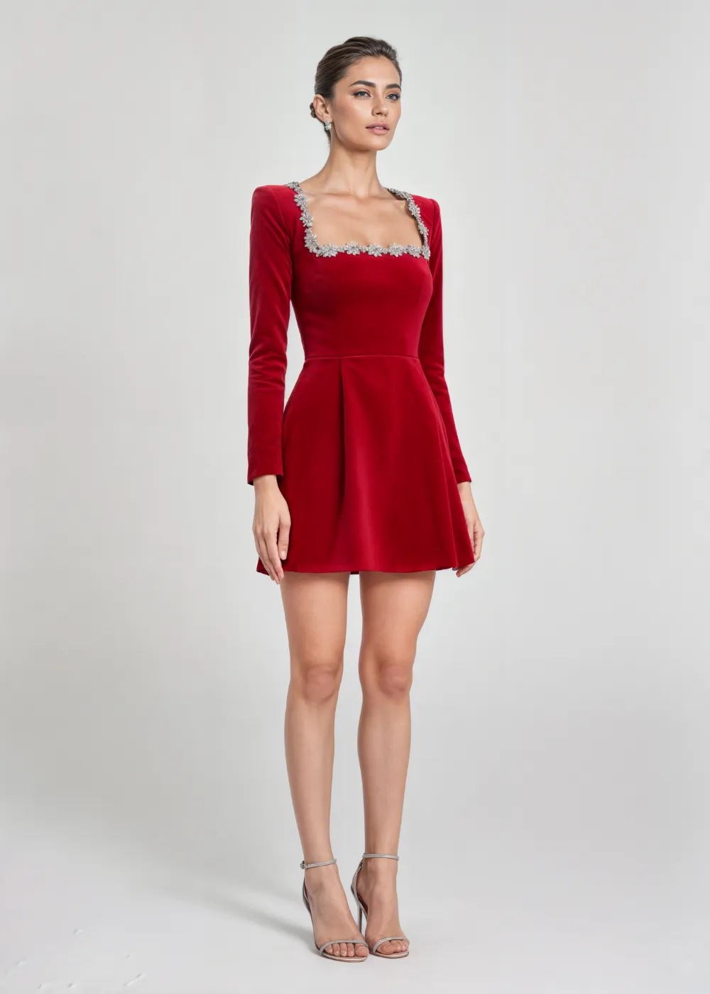 Antonella Velvet Mini Dress
