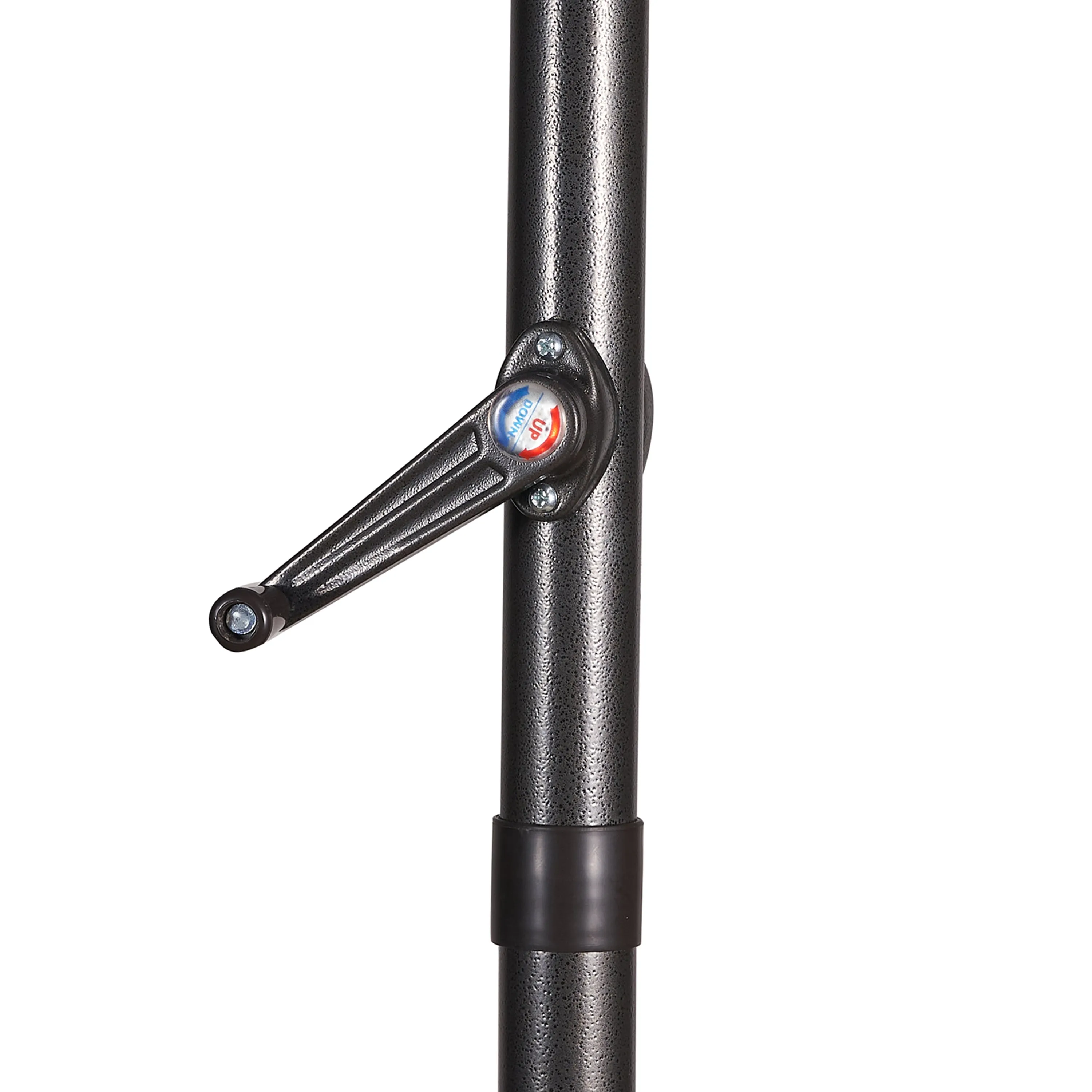 Bliss Outdoors UMB-201BLU Patio Umbrella w/ Aluminum Pole & Push Button Tilt | 9-Foot Canopy | Color Fade & Water Resistant | 1.5-in. Pole Diameter (Blue)