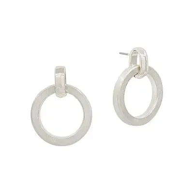 Chunky Circle Stud Earring