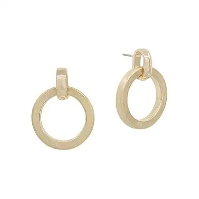 Chunky Circle Stud Earring
