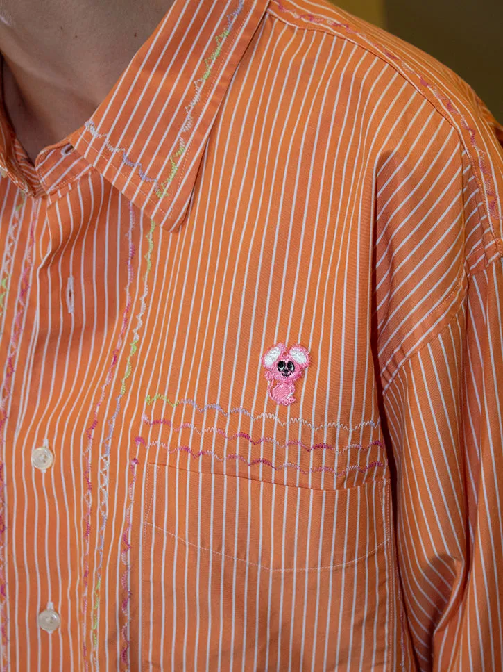 Cute Tender Memory Garden Portal Button Up