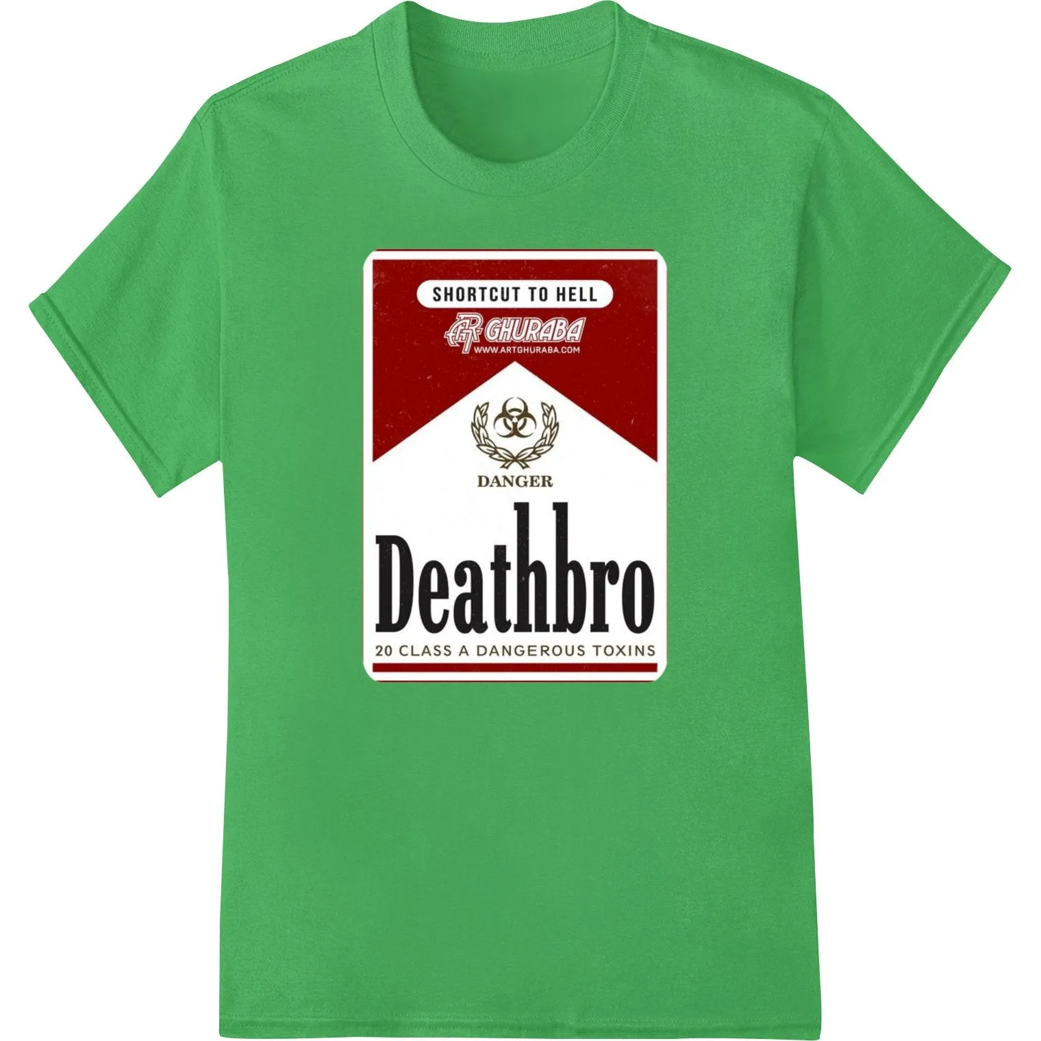 Deathbro Danger: Edgy Halloween DTF Print Heat Transfer