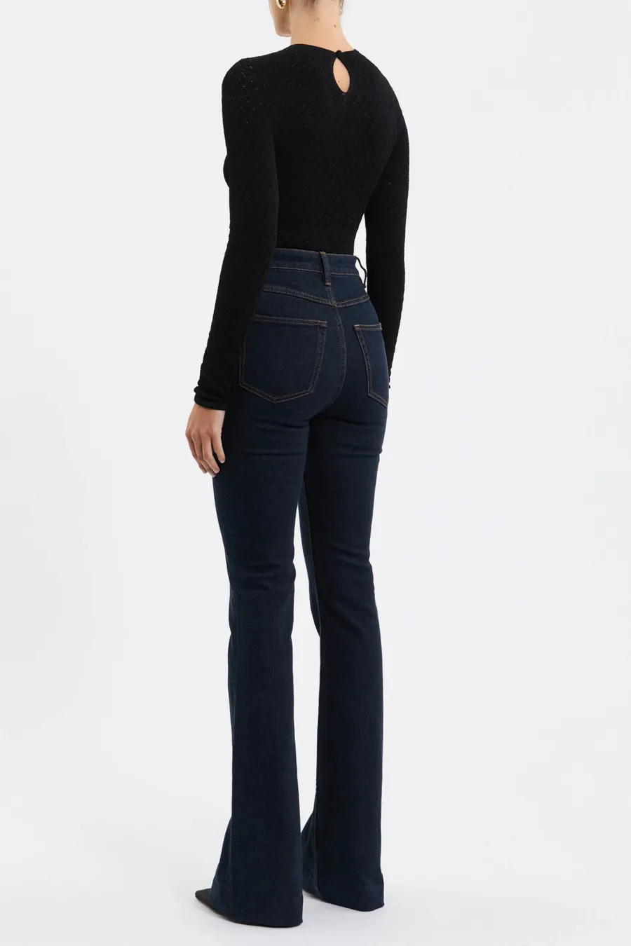 Gisele Flare Jean Dark Indigo