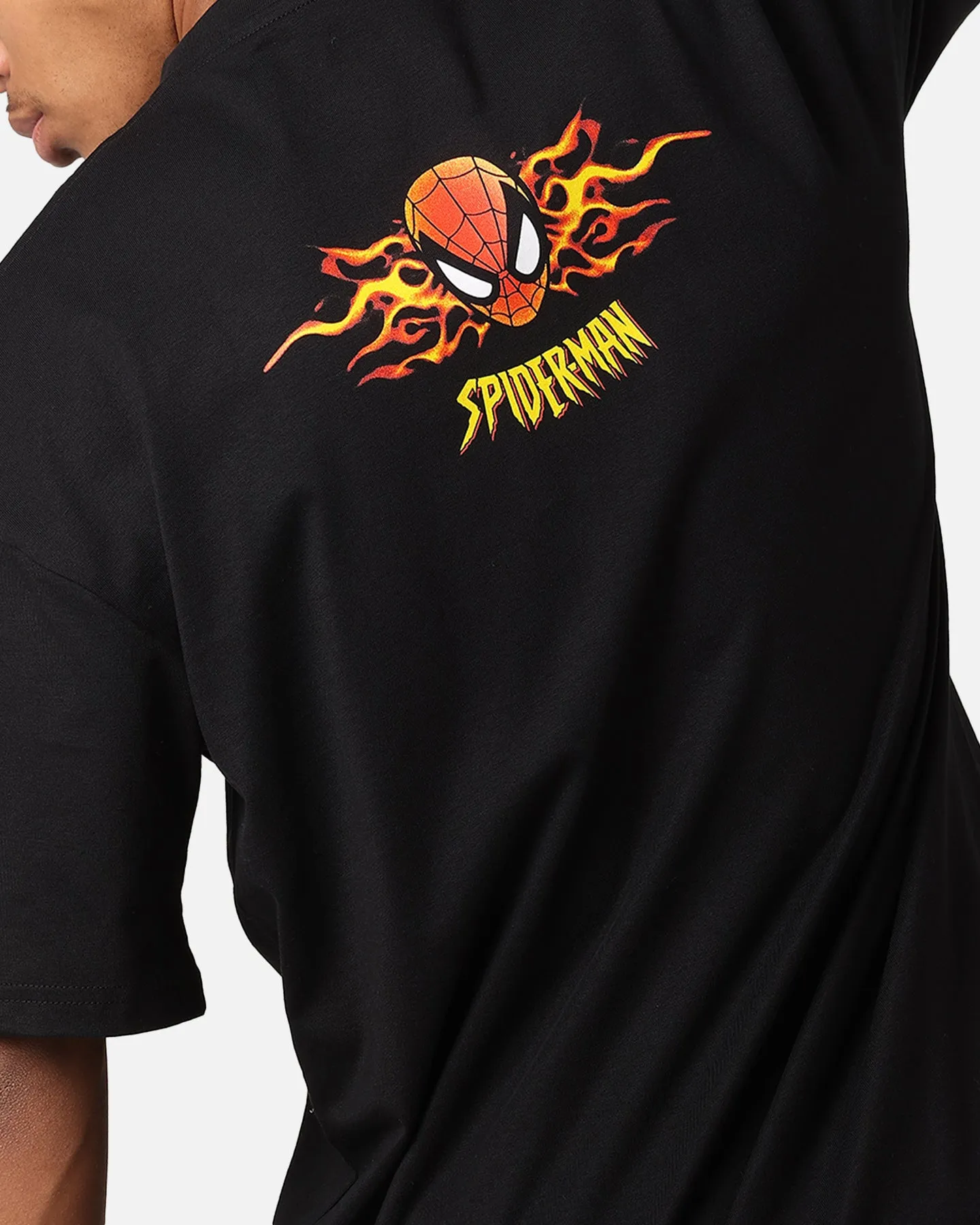 Goat Crew Marvel Spider-Man Y2K Spidey T-Shirt Black