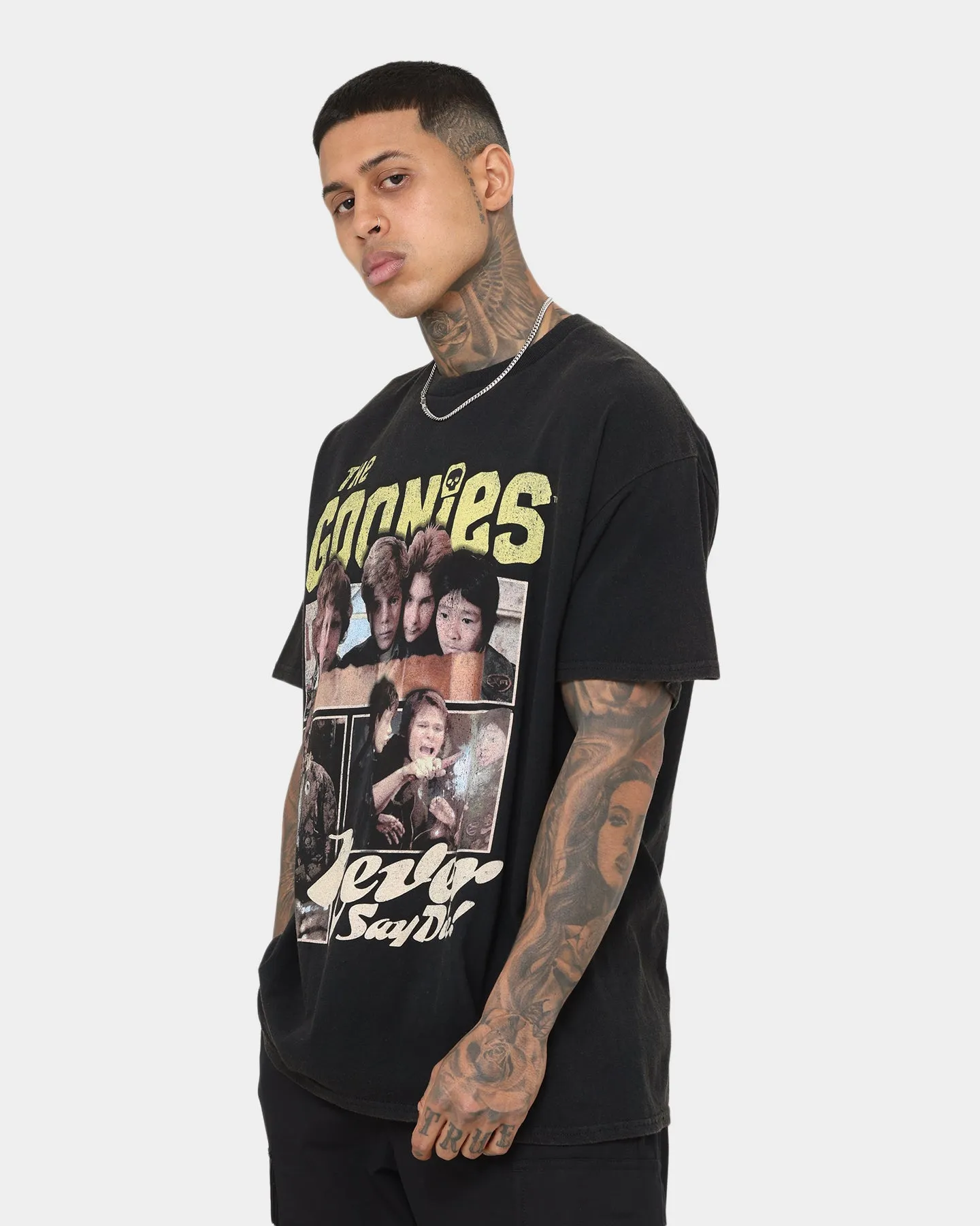 Goat Crew X The Goonies Goonies Vintage T-Shirt Washed Black