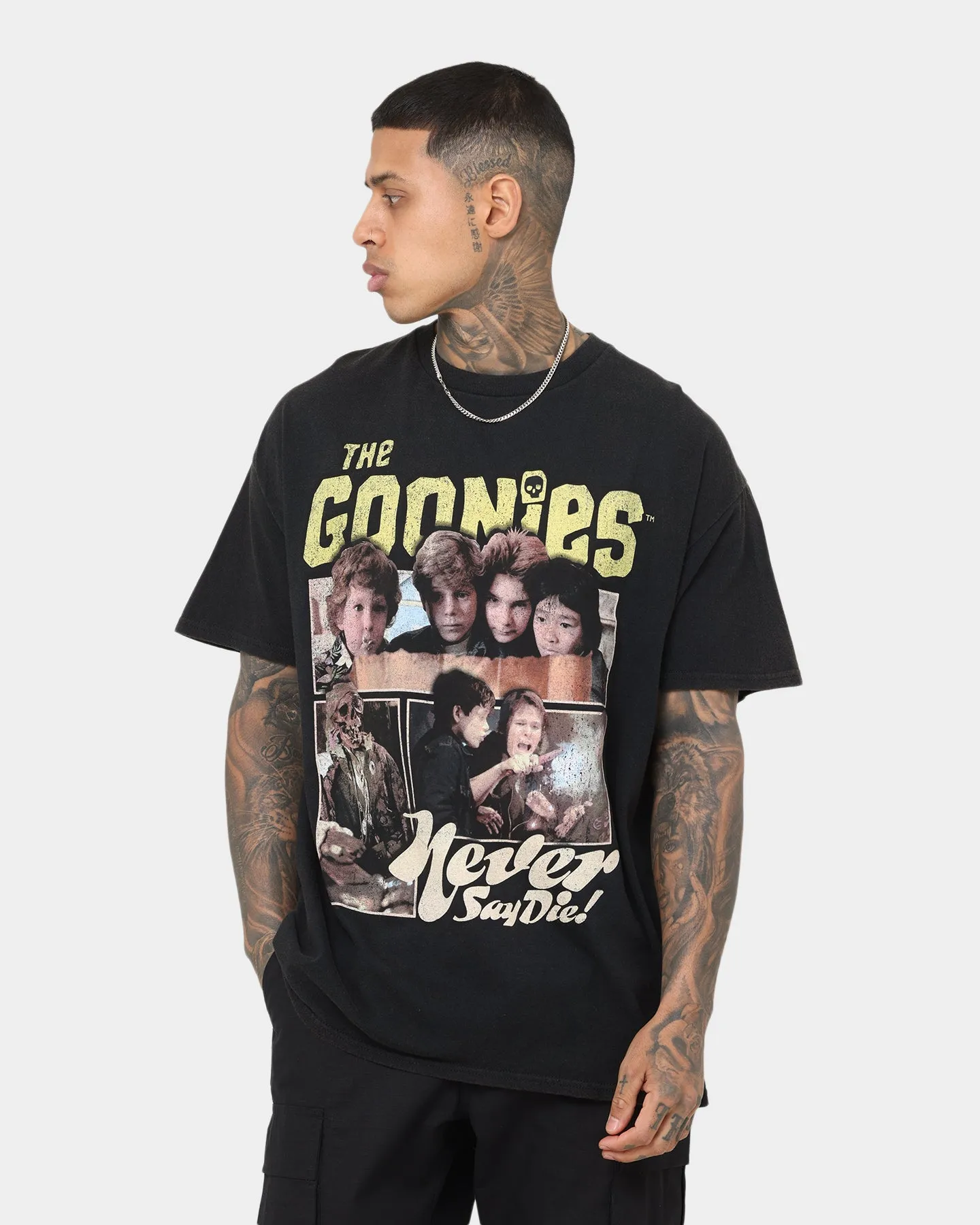 Goat Crew X The Goonies Goonies Vintage T-Shirt Washed Black
