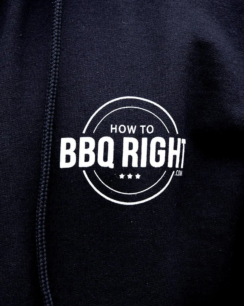 HowToBBQRight Black Full Zip Jacket
