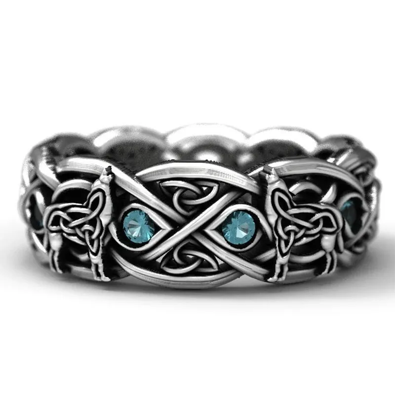 NORDIC WOLF RING