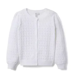 Pointelle Cardigan