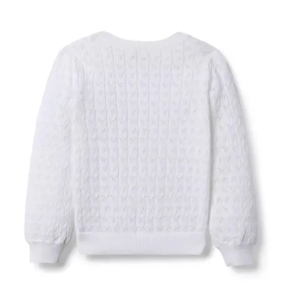 Pointelle Cardigan