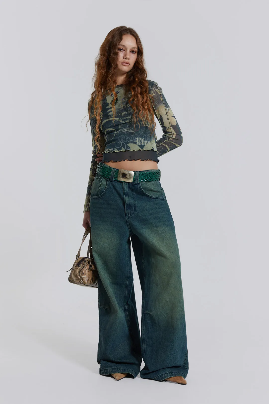 Primavera Mesh Long Sleeve Top