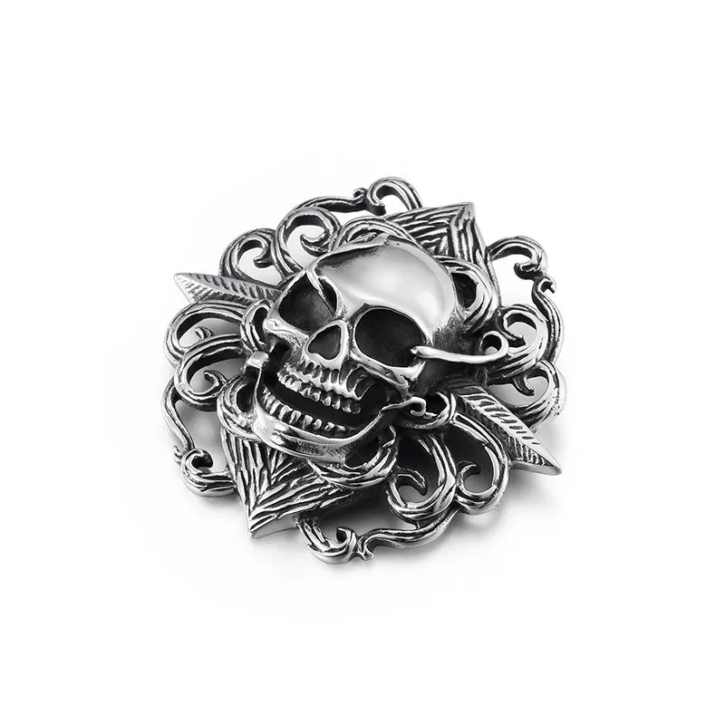 Rebel Skull Stainless Steel Pendant for Men