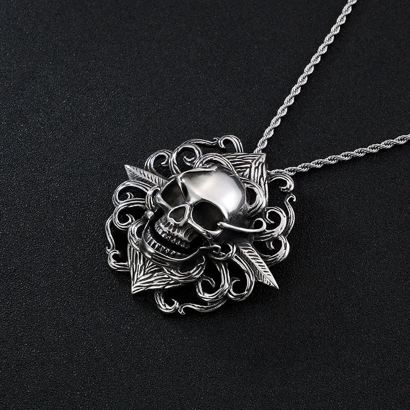 Rebel Skull Stainless Steel Pendant for Men