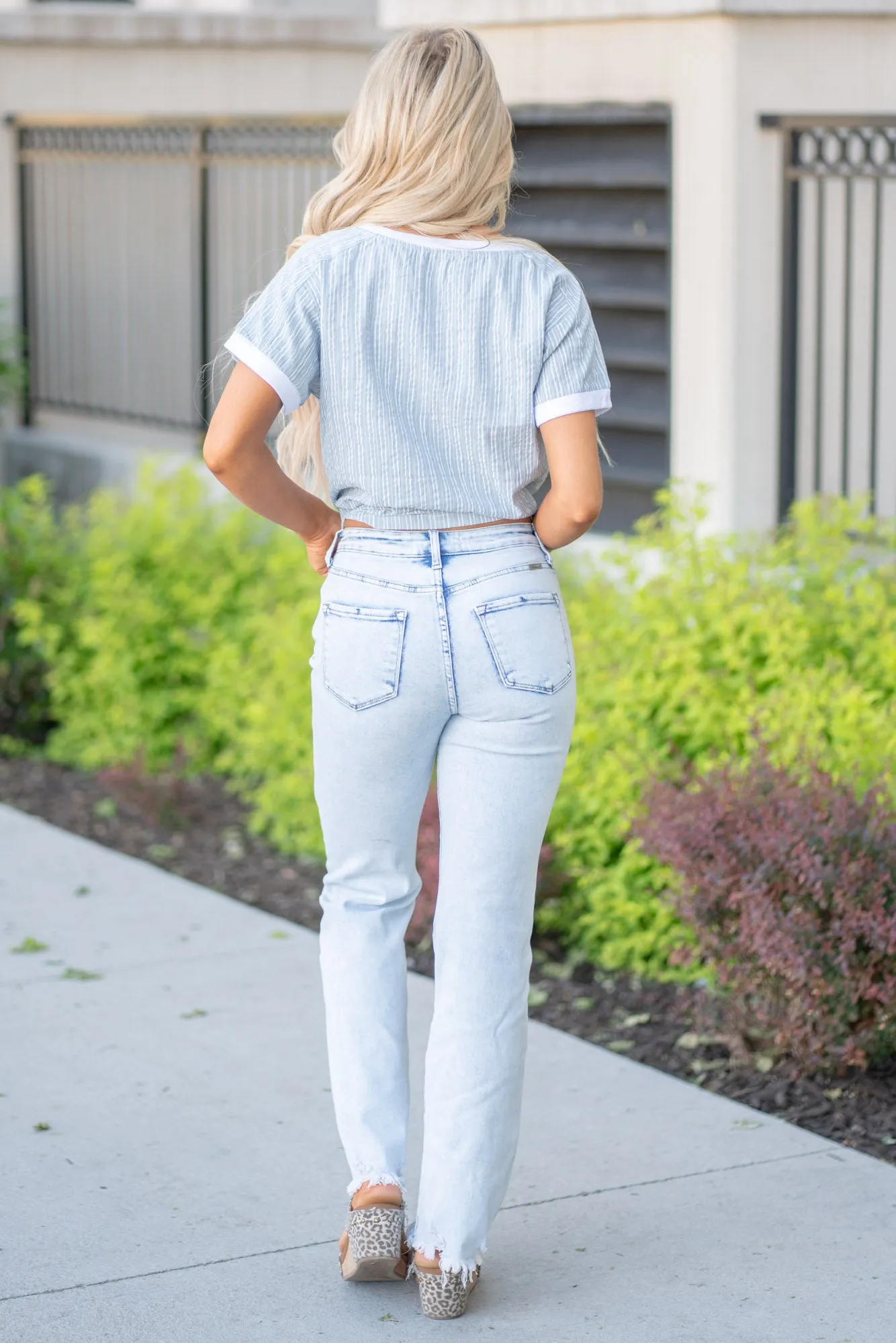 Rock Away High Rise Wide Leg Flare Regular & Plus Sizes