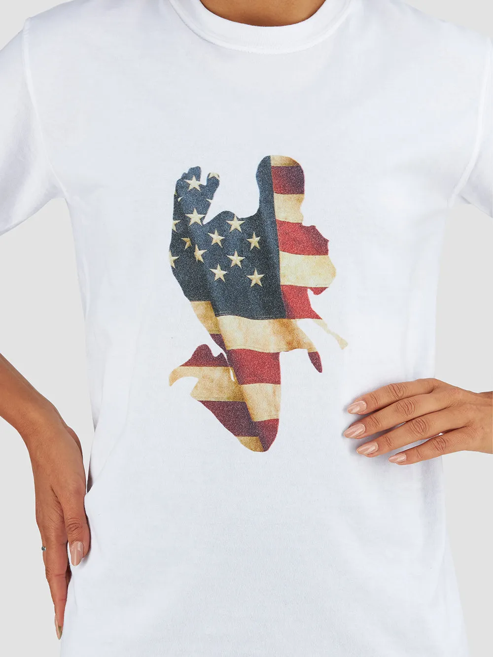 Seeing Stars Tee White