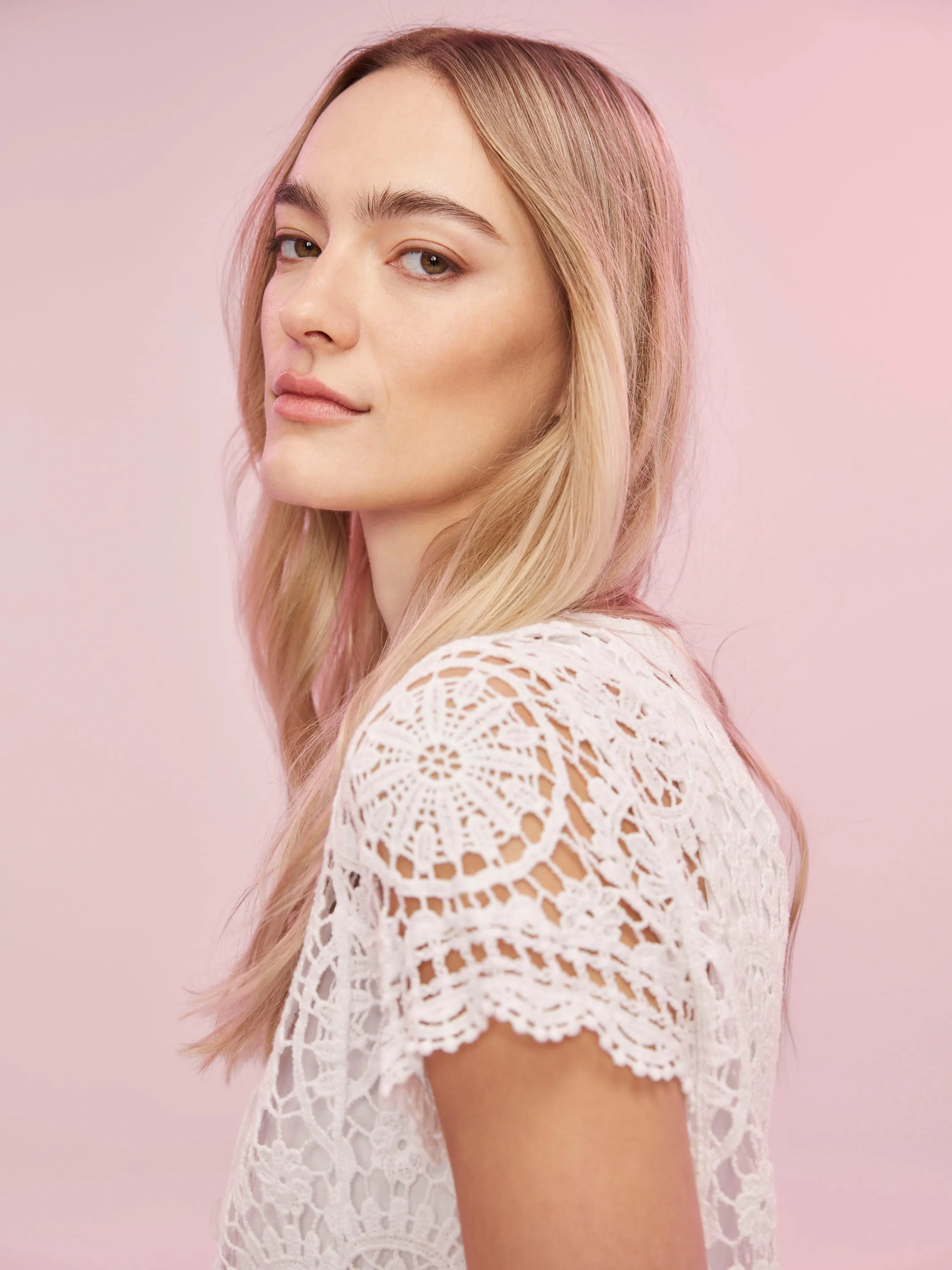 Short Sleeve Crochet Bolero Cardigan - White