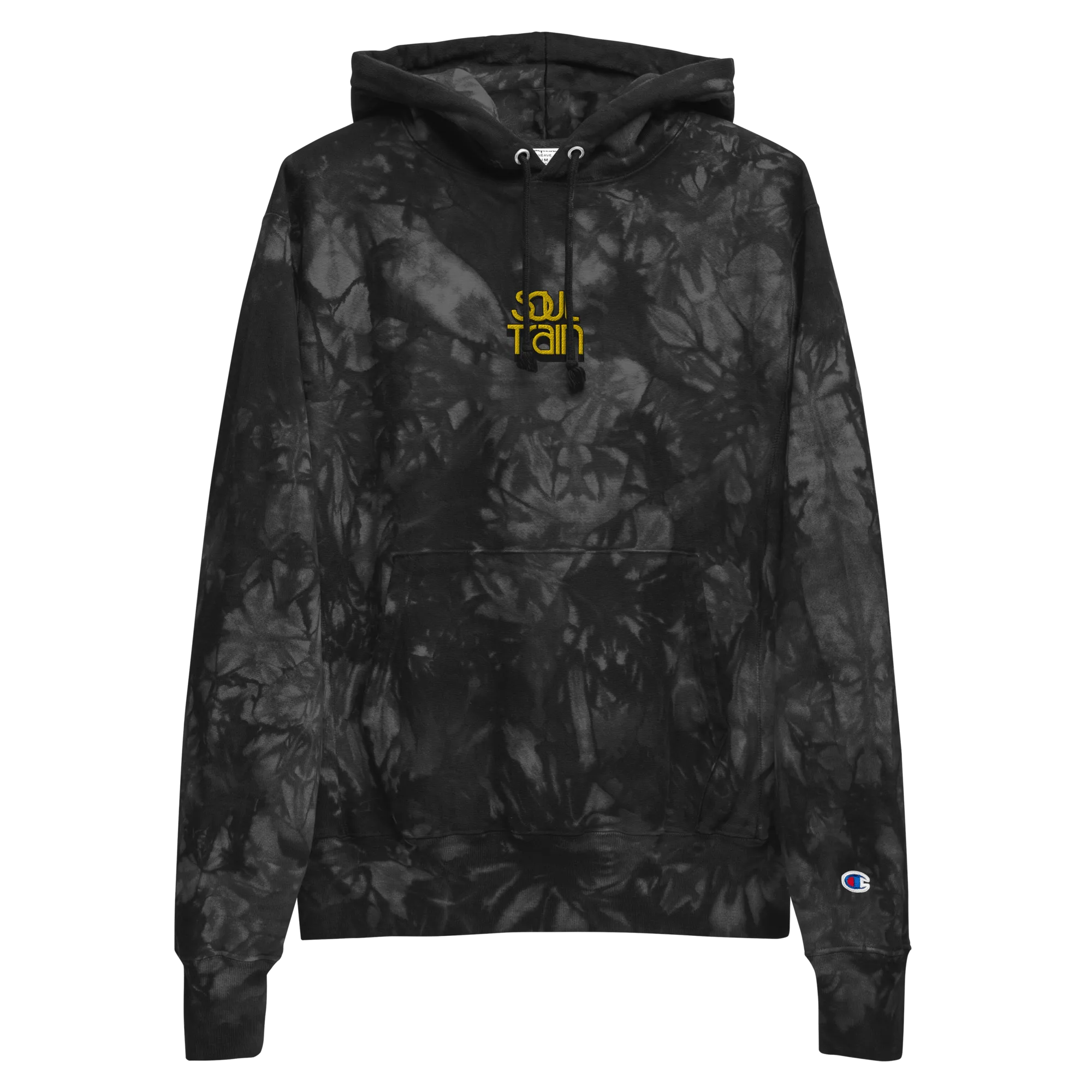 Soul Train Logo Unisex Champion Tie Dye Hoodie