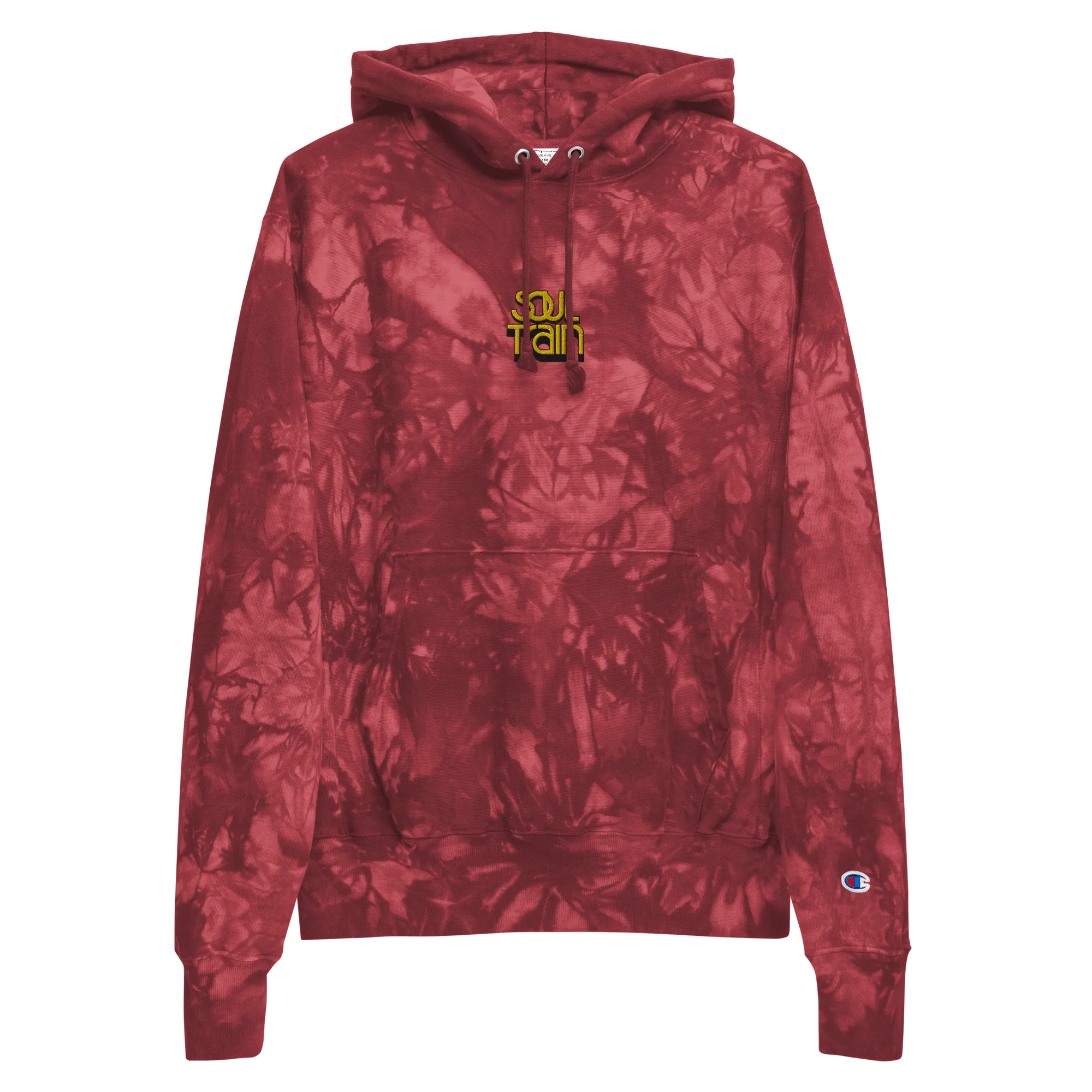 Soul Train Logo Unisex Champion Tie Dye Hoodie