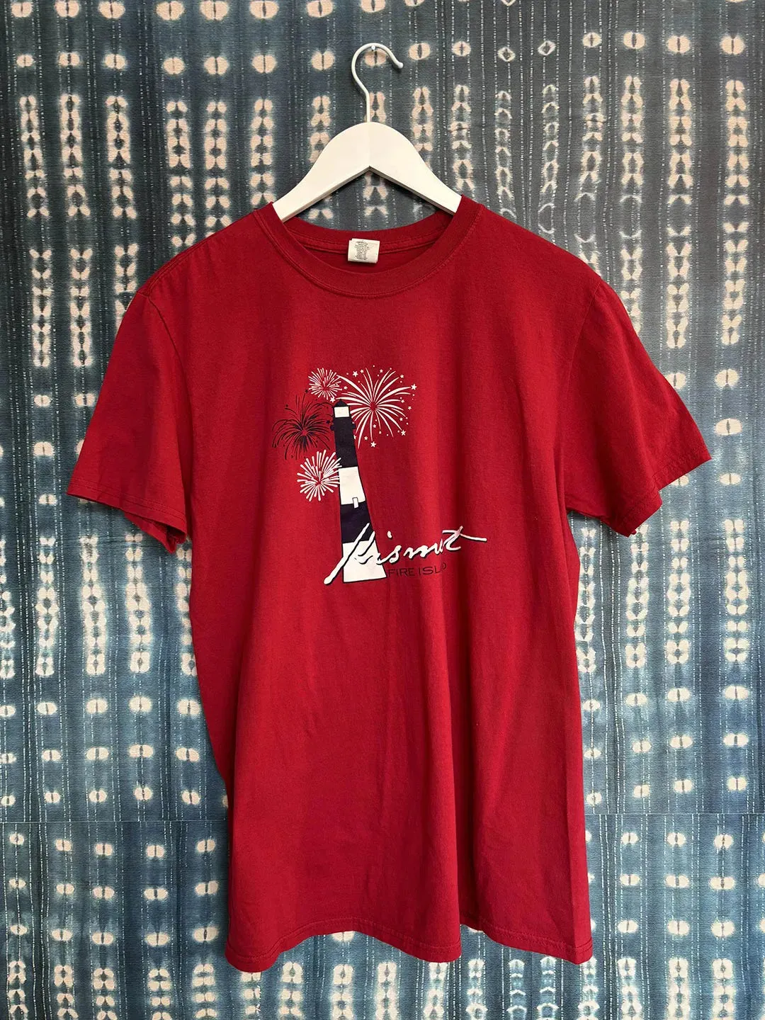 The Fire Island Vintage Tee | Washed Red Kismet Lighthouse