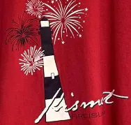 The Fire Island Vintage Tee | Washed Red Kismet Lighthouse