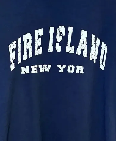 The Fire Island Vintage Tee | Weathered Navy Fire Island