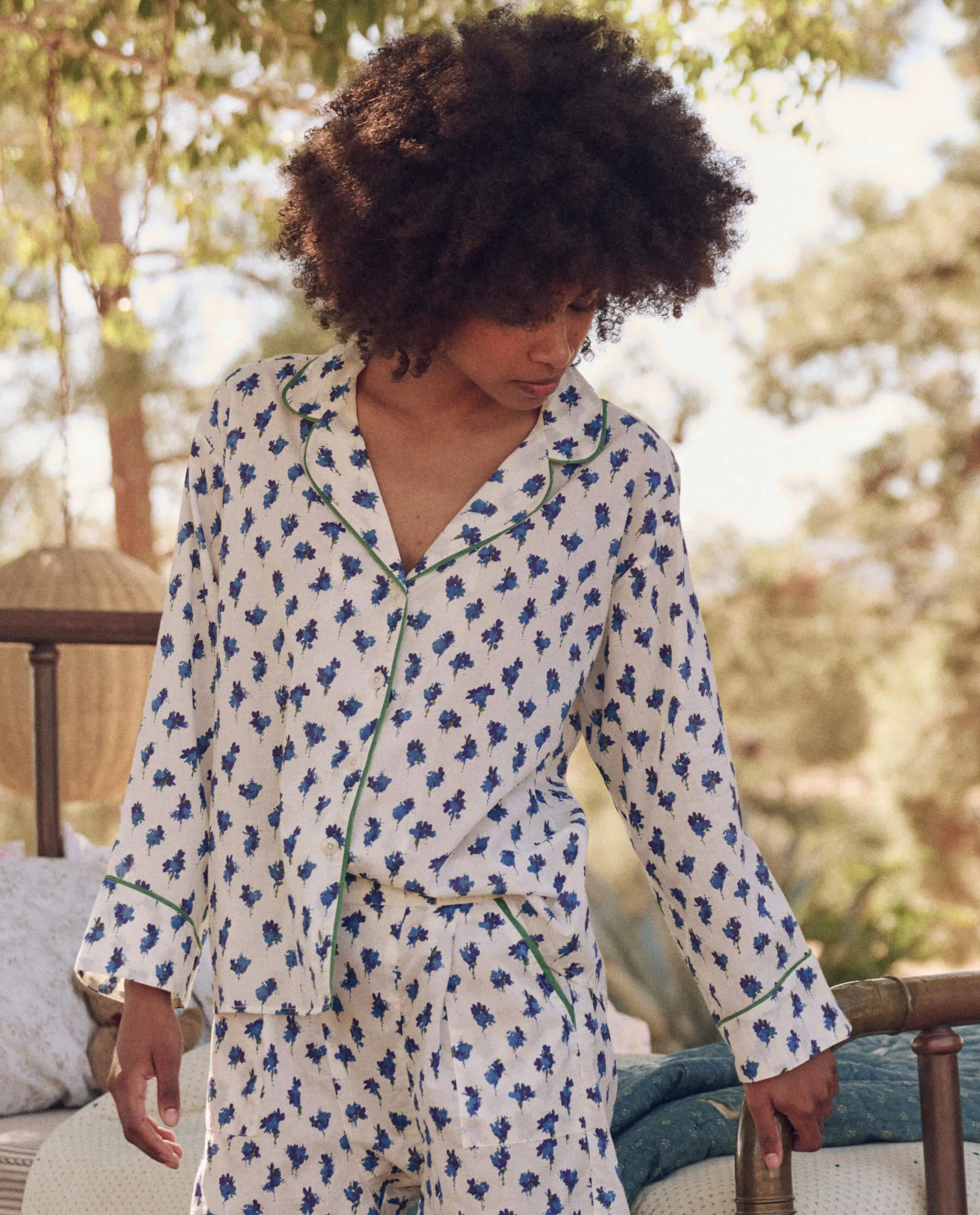 The Pajama Shirt. -- Early Dawn Floral