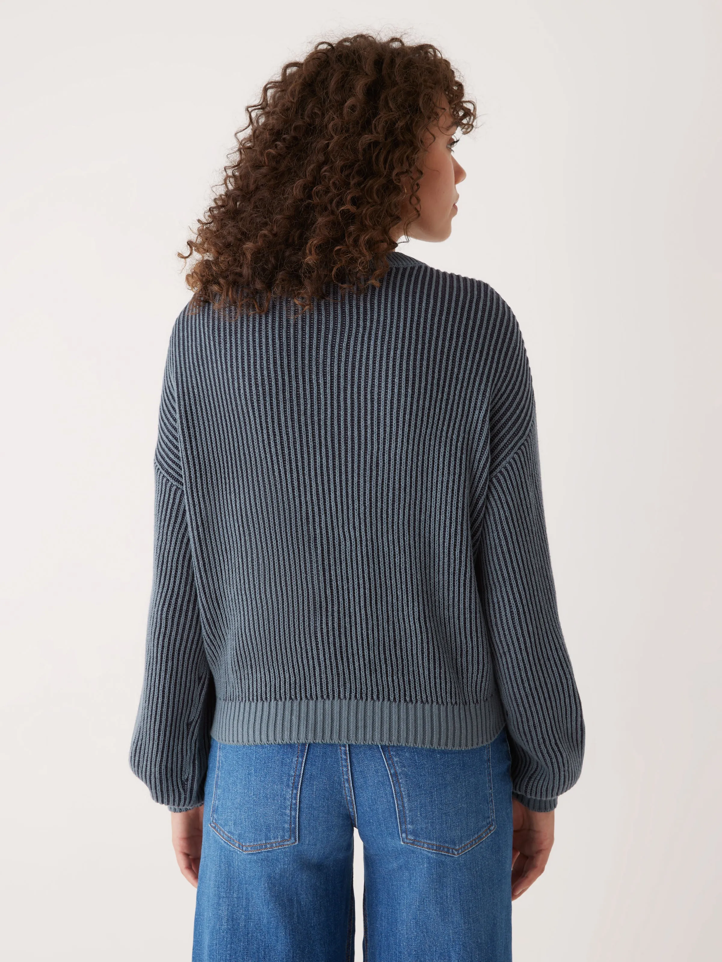 The Seacell™ Cardigan in Stormy Blue