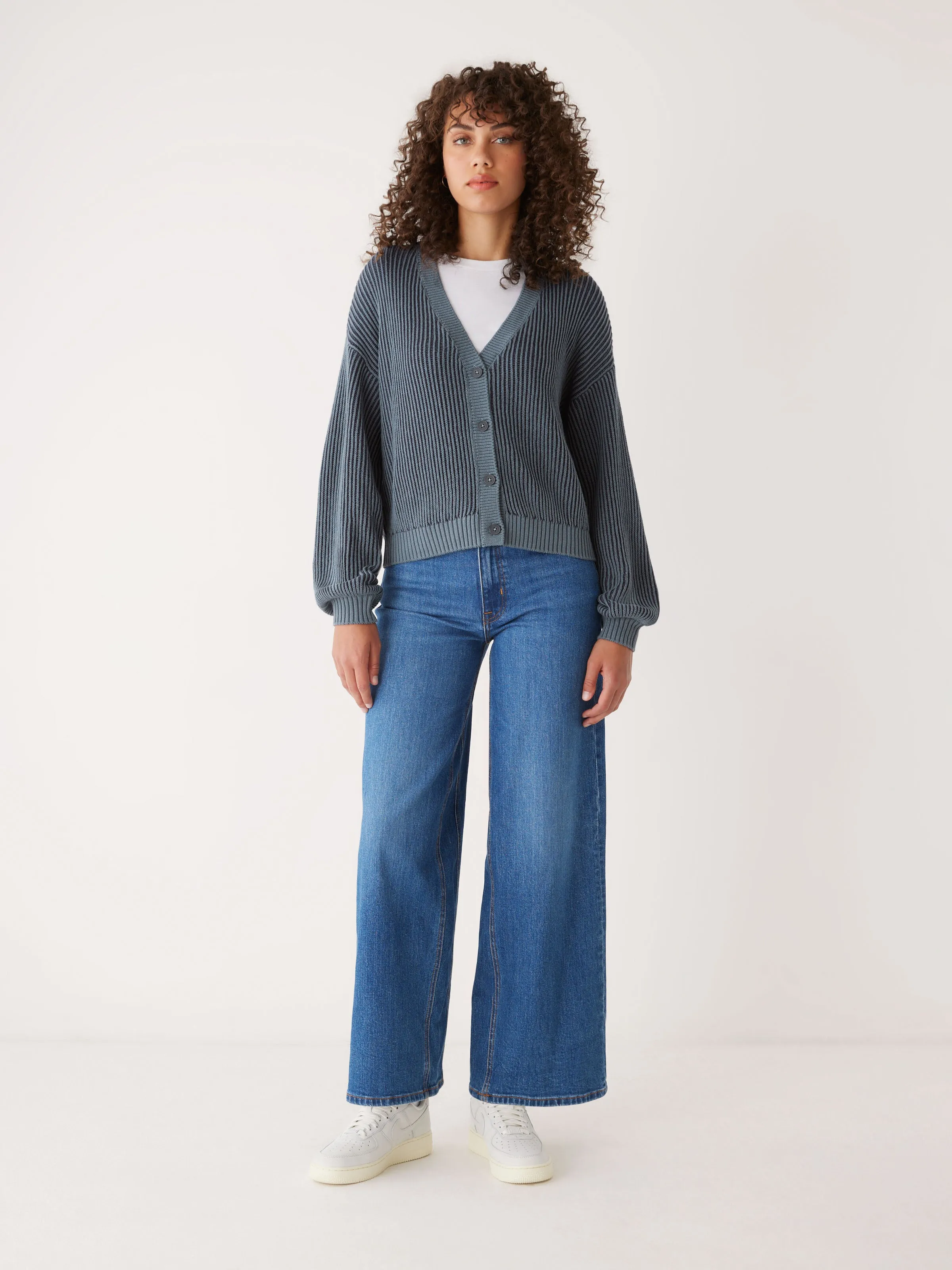 The Seacell™ Cardigan in Stormy Blue