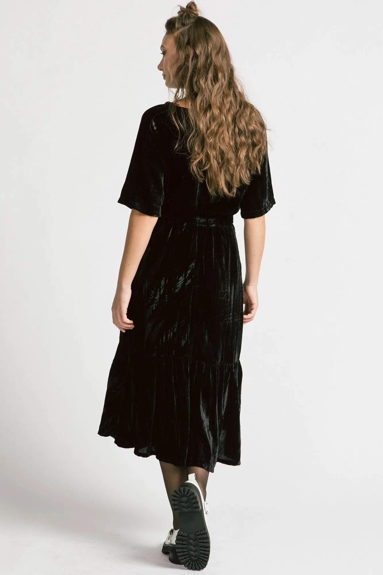 Thorn Bird Velvet Skirt