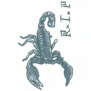 Tinsley Temp Tattoo - Scorpion