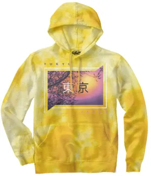 TOKYO SUNSET TIE DYE HOODIE